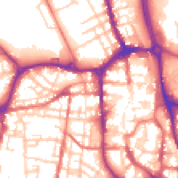 Daytime road noise heatmap for SK10 1AS