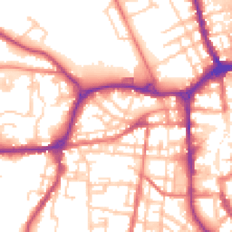 Daytime road noise heatmap for SK10 1AU