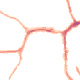 Night-time road noise heatmap for SK10 1AU