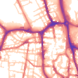 Daytime road noise heatmap for SK10 1AW