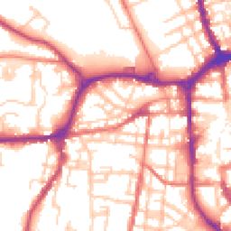 Daytime road noise heatmap for SK10 1AY