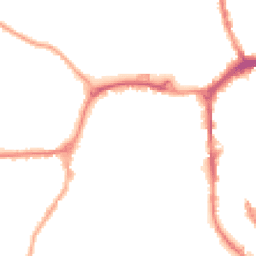 Night-time road noise heatmap for SK10 1AY