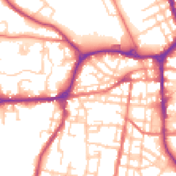 Daytime road noise heatmap for SK10 1BA