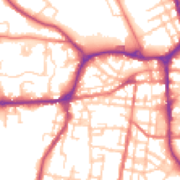 Daytime road noise heatmap for SK10 1BB