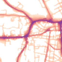 Daytime road noise heatmap for SK10 1BD