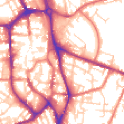 Daytime road noise heatmap for SK10 1BF