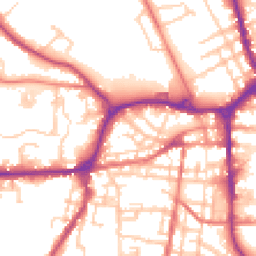 Daytime road noise heatmap for SK10 1BH