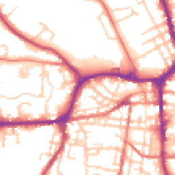 Daytime road noise heatmap for SK10 1BL