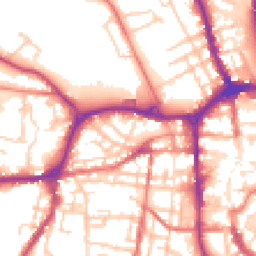 Daytime road noise heatmap for SK10 1BN