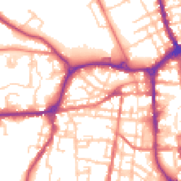 Daytime road noise heatmap for SK10 1BQ