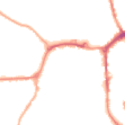 Night-time road noise heatmap for SK10 1BQ