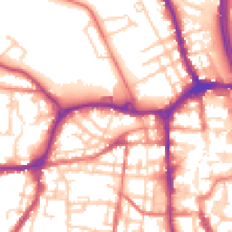 Daytime road noise heatmap for SK10 1BS