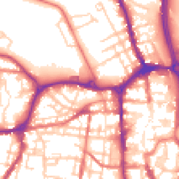 Daytime road noise heatmap for SK10 1BT