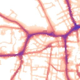 Daytime road noise heatmap for SK10 1BW