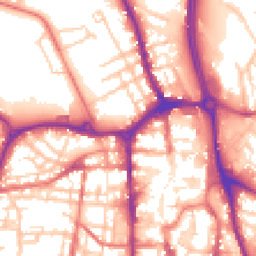 Daytime road noise heatmap for SK10 1BY