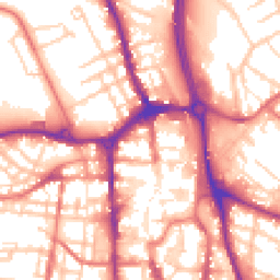 Daytime road noise heatmap for SK10 1DD