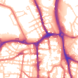 Daytime road noise heatmap for SK10 1DE