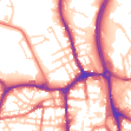 Daytime road noise heatmap for SK10 1DG