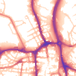Daytime road noise heatmap for SK10 1DL