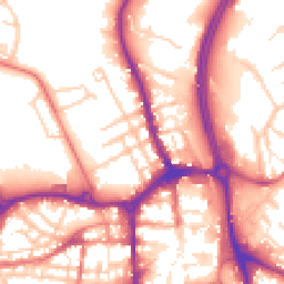 Daytime road noise heatmap for SK10 1DN