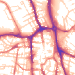 Daytime road noise heatmap for SK10 1DQ