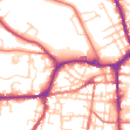 Daytime road noise heatmap for SK10 1DZ