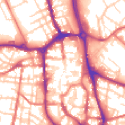 Daytime road noise heatmap for SK10 1EB