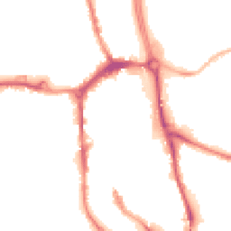 Night-time road noise heatmap for SK10 1EB