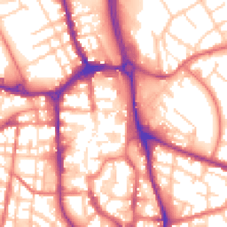 Daytime road noise heatmap for SK10 1ER