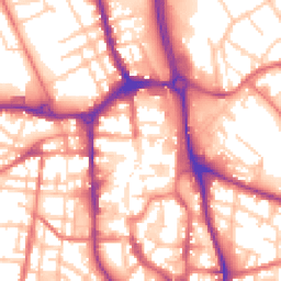 Daytime road noise heatmap for SK10 1EX