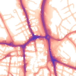 Daytime road noise heatmap for SK10 1EZ