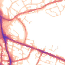 Daytime road noise heatmap for SK10 1GN