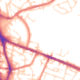Daytime road noise heatmap for SK10 1GS