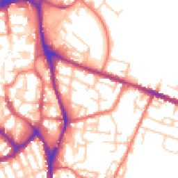 Daytime road noise heatmap for SK10 1JP
