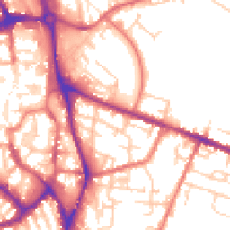 Daytime road noise heatmap for SK10 1JU
