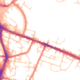 Daytime road noise heatmap for SK10 1ND
