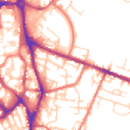 Daytime road noise heatmap for SK10 1NJ