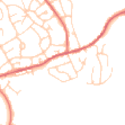 Daytime road noise heatmap for SK10 1PZ