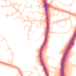 Daytime road noise heatmap for SK10 2EF