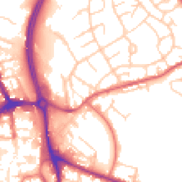 Daytime road noise heatmap for SK10 2QS