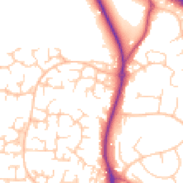Daytime road noise heatmap for SK10 2TD