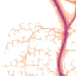 Daytime road noise heatmap for SK10 2UA