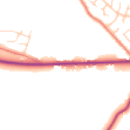 Daytime road noise heatmap for SK10 3LH