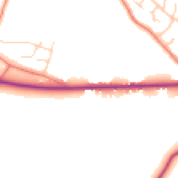 Daytime road noise heatmap for SK10 3LJ