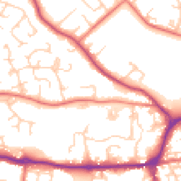 Daytime road noise heatmap for SK10 3NU