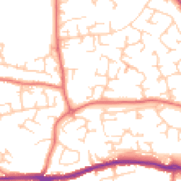 Daytime road noise heatmap for SK10 3QN