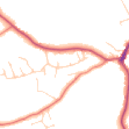 Daytime road noise heatmap for SK10 4AZ