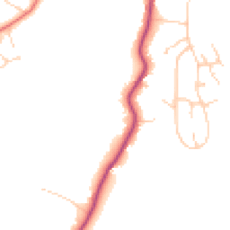 Daytime road noise heatmap for SK10 4BH
