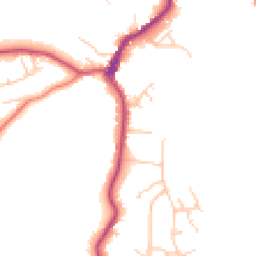 Daytime road noise heatmap for SK10 4BW