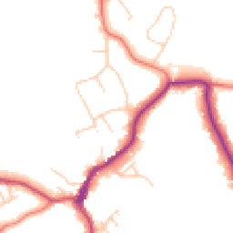 Daytime road noise heatmap for SK10 4DN